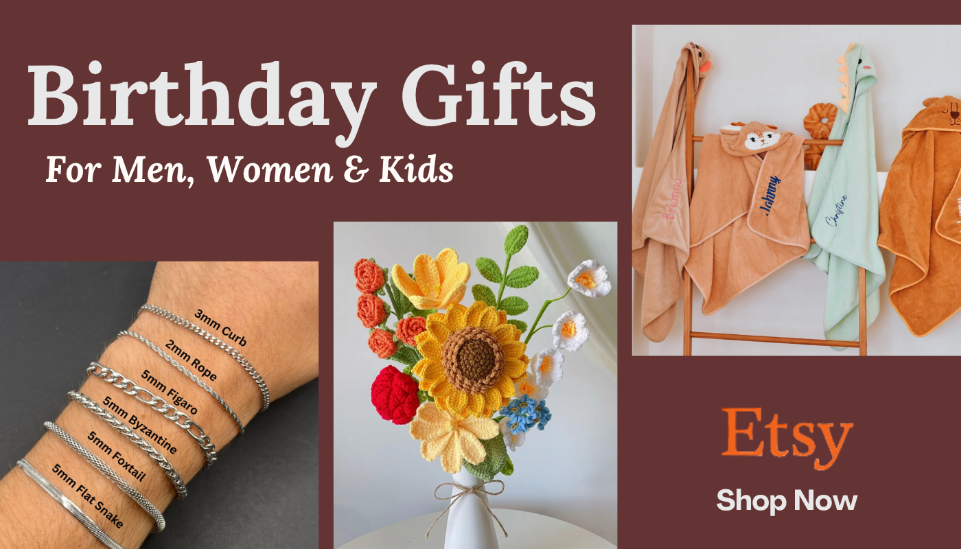 Top Etsy Birthday Gifts for Him, Her & Kids in 2025