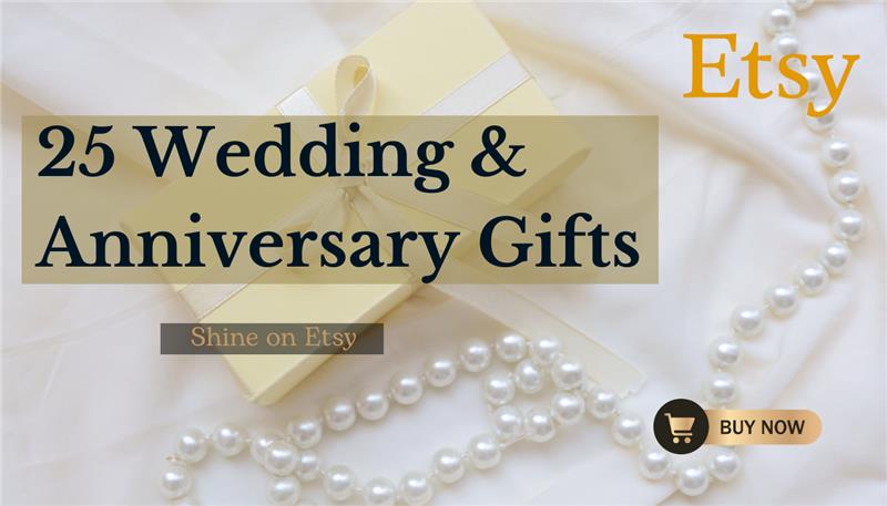 25 Wedding & Anniversary Gifts That Shine on Etsy